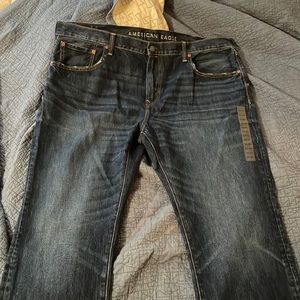 American Eagle Mens Original Straight Flex/Stretch Jeans 42/34 NWT